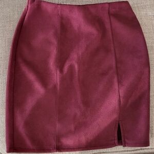 Suede skirt by Altar'd State